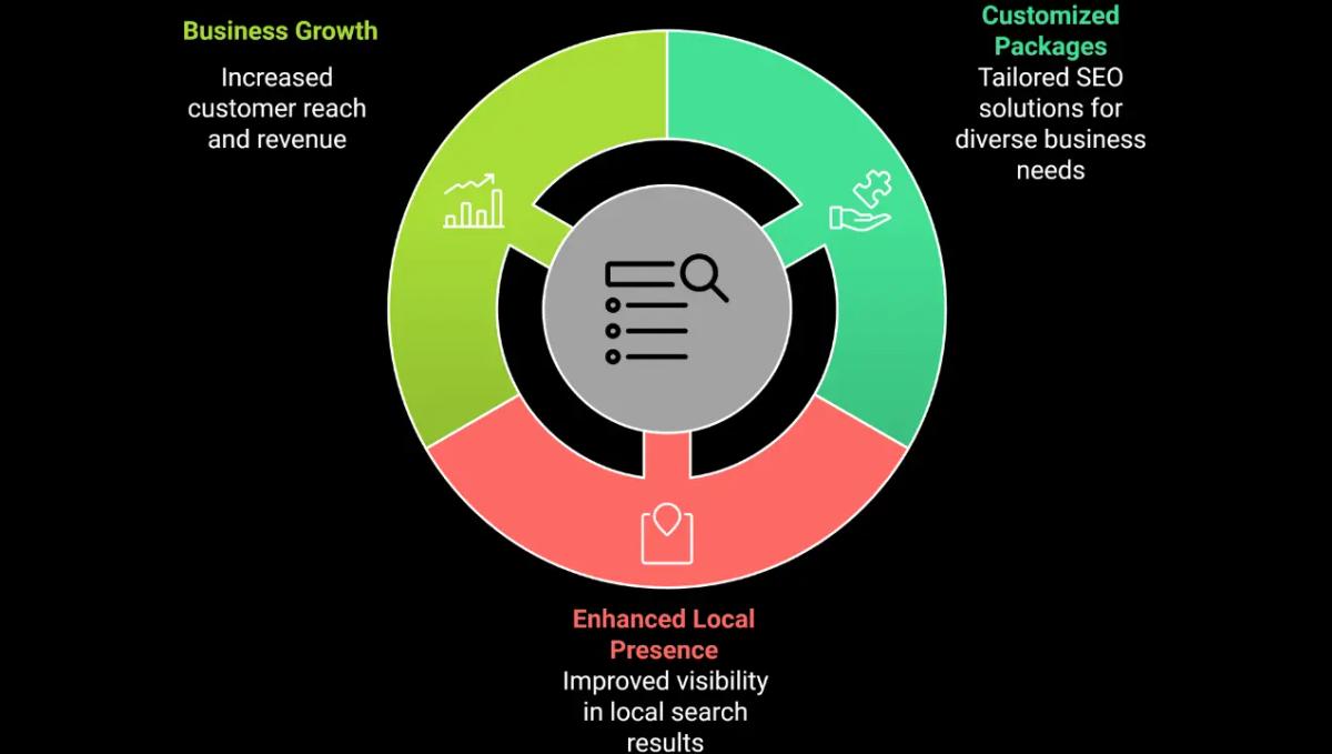 Infographic Showing Affordable Local SEO Services