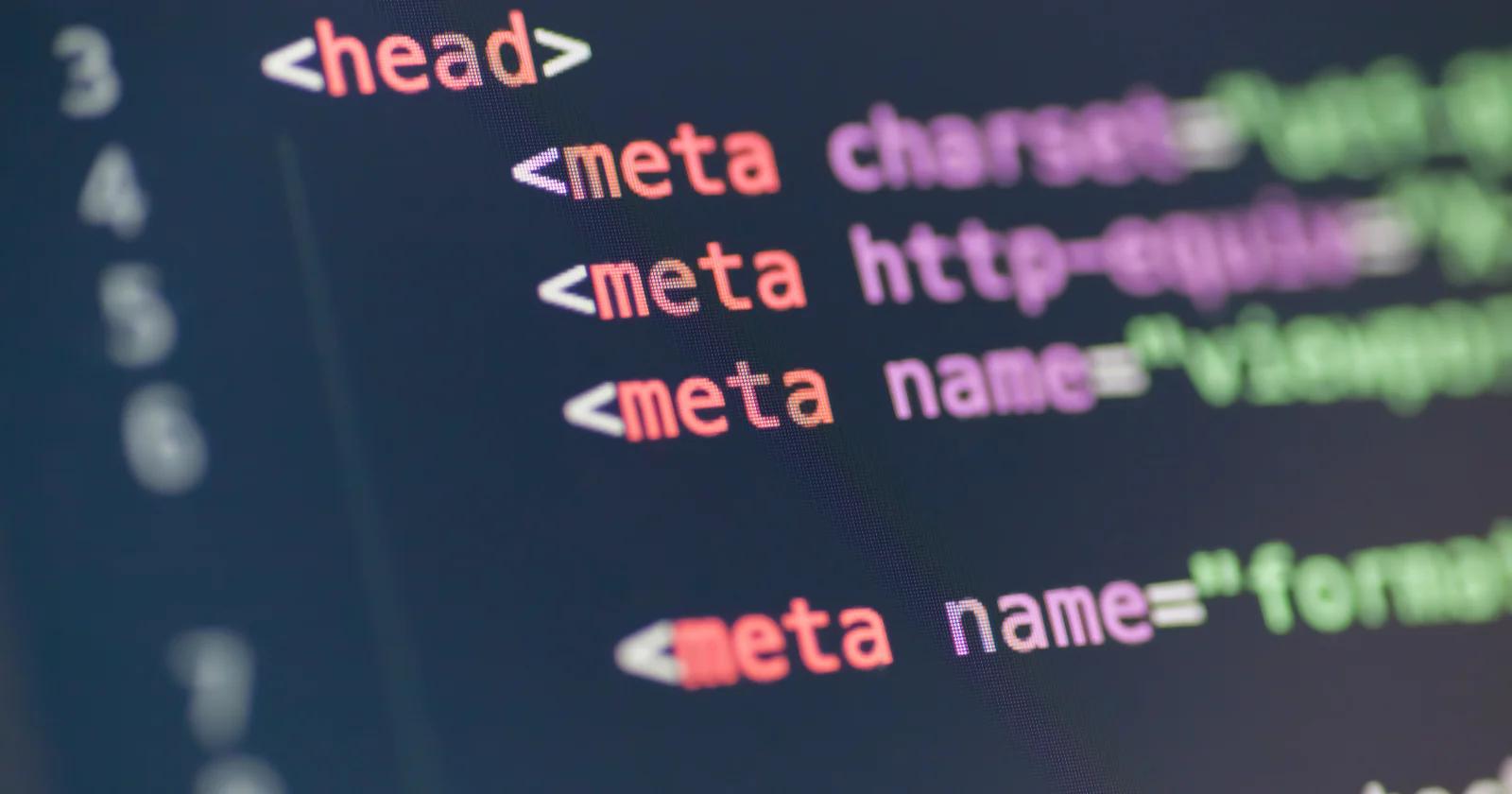 Meta tags featured image